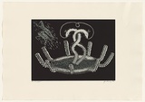 Artist: LETHBRIDGE, John | Title: Ring cycle I | Date: 1988 | Technique: etching and aquatint, printed in black ink, from one plate