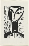 Artist: b'Grey-Smith, Guy' | Title: b'Ceylonese girl' | Date: 1975 | Technique: b'woodcut, printed in black ink, from one block'