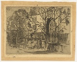Artist: FULLWOOD, A.H. | Title: Cambridge Cottage. | Date: 1909 | Technique: etching, printed in black ink, from one plate