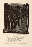 Artist: b'McGrath, Raymond.' | Title: b'The woods of Westermain' | Date: 1928 | Technique: b'wood-engraving, printed in black ink, from one block'