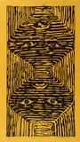 Artist: b'Buckley, Sue.' | Title: b'Sorrowful honan boys.' | Date: 1962 | Technique: b'woodcut, printed in colour, from multiple blocks' | Copyright: b'This work appears on screen courtesy of Sue Buckley and her sister Jean Hanrahan'