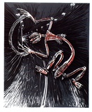 Artist: Casey, Karen. | Title: Danse macabre | Date: 1989 | Technique: linocut, printed in colour, from mutlitple blocks