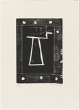 Artist: b'Marsden, David' | Title: b'not titled' | Date: 1988-89 | Technique: b'woodcut'
