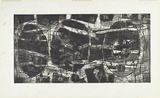 Artist: b'Kemp, Roger.' | Title: b'Concept six.' | Date: c.1976 | Technique: b'etching, printed in black ink with plate-tone, from one magnesium plate'