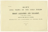 Title: b'Gold diggings of Victoria.' | Date: 1852 | Technique: b'letterpress, printed in black ink'