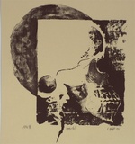 Artist: Hecht, Lisa. | Title: Immortal | Date: 1996, February | Technique: lithograph, printed in black ink, from one stone