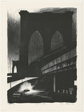 Artist: AMOR, Rick | Title: Burning car | Date: 1997 | Technique: lithograph, printed in black ink, from one stone | Copyright: Image reproduced courtesy the artist and Niagara Galleries, Melbourne
