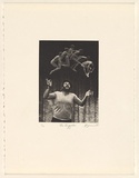 Artist: b'EWINS, Rod' | Title: b'The Juggler.' | Date: 1985, March | Technique: b'photo-etching and aquatint'
