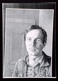 Artist: Febey, Rodney. | Title: Portrait of a friend. | Date: 1982 | Technique: photocopy, printed in black ink, from hand drawn artwork