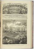 Artist: b'UNIDENTIFIED AUSTRALIAN WOOD-ENGRAVER,' | Title: bThe Illustrated Australian News; Visit of the Flying Squadron in Hobson's Bay [title page]. | Date: 27 December 1869 | Technique: b'wood engraving, printed in black ink, from one block; letterpress text'