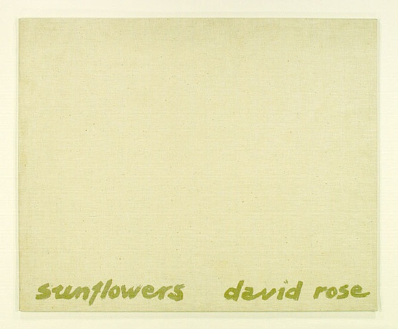 Artist: b'Rose, David.' | Title: b'Sunflowers' | Date: 1965