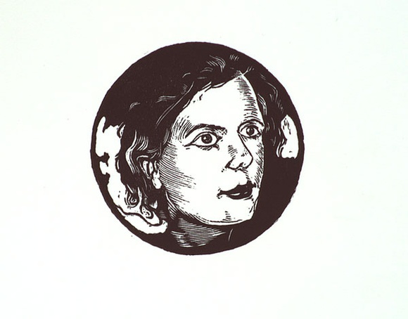 Artist: b'Sinclair, Andrew.' | Title: b'Jessie Sinclair' | Date: 2001, April | Technique: b'linocut, printed in black ink, from one block'