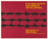 Artist: b'Villazon, Jorge.' | Title: b'Otto Rene Castillo, even beneath this bitterness' | Date: 1976 | Technique: b'screenprint, printed in colour, from three stencils'