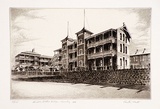 Artist: b'PLATT, Austin' | Title: b'Christian Brothers College, Waverley' | Date: 1936 | Technique: b'etching, printed in black ink, from one plate'