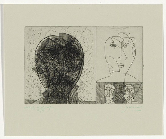 Artist: b'SELLBACH, Udo' | Title: b'not titled' | Date: 1960-80 | Technique: b'etching'