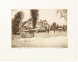 Artist: PLATT, Austin | Title: Wenona, North Sydney | Date: 1946 | Technique: etching, printed in black ink, from one plate