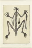 Artist: b'Wainburranga, Paddy.' | Title: b'Rarp' | Date: 1991 | Technique: b'lithograph, printed in black ink, from one stone [or plate]' | Copyright: b'\xc2\xa9 Gela Nga-Mirraitja Fordham. Licensed by VISCOPY, Australia.'