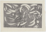 Artist: Hinder, Frank. | Title: Christ is with us [1] | Date: 1947 | Technique: lithograph, printed in black ink, from one stone