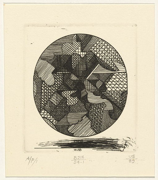 Artist: b'SELLBACH, Udo' | Title: b'not titled' | Date: 1960-80 | Technique: b'etching'