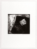 Artist: Sulikowski, Margaret. | Title: Just a remnant. | Date: 1988 | Technique: etching, printed in black ink, from one plate