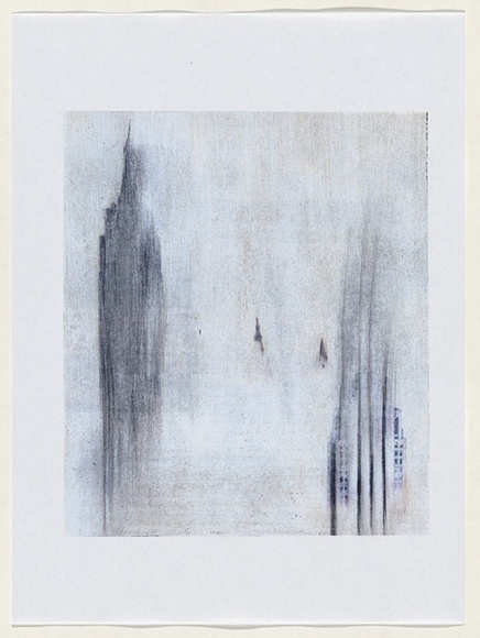 Artist: SELENITSCH, Alex | Title: not titled [two buildings]. | Date: 2000 | Technique: colourstar 5.3 photocopy