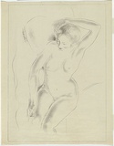 Artist: b'Lovett, Mildred.' | Title: b'The nude.' | Date: 1932 | Technique: b'lithograph, printed in black ink, from one stone'