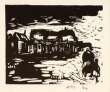 Artist: O'Connor, Vic. | Title: Going home | Date: 1949 | Technique: linocut, printed in black ink, from one block | Copyright: Reproduced with permission of the artist.
