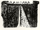 Artist: Feu'u, Fatu | Title: Aramoana. | Date: 1990 | Technique: lithograph, printed in colour, from three stones