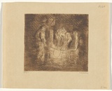 Artist: b'Baker, Normand H.' | Title: b'Foundry.' | Date: (1940) | Technique: b'etching, printed in brown ink with plate-tone, from one plate'