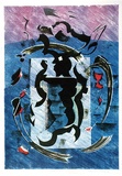 Artist: b'KING, Grahame' | Title: b'Bottle imp' | Date: 1992 | Technique: b'lithograph, printed in colour, from six stones [or plates]'