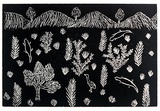 Artist: Petyarre, Rosemary. | Title: not titled [No.72] | Date: 1990 | Technique: woodcut, printed in black ink, from one block