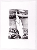 Artist: b'Doggett-Williams, Phillip.' | Title: b'Clandestine.' | Date: 1988 | Technique: b'lithograph, printed in black ink, from one stone [or plate]'