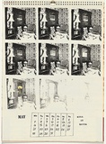 Artist: b'Hurle, Andrew.' | Title: b'May' | Date: 1984 | Technique: b'screenprint, printed in colour, from multiple stencils'