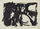 Artist: MADDOCK, Bea | Title: Entrance to a lane | Date: October 1961 | Technique: lithograph worked in touche, printed in black ink, from one stone