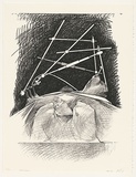 Artist: b'Kelly, William.' | Title: b'Critical care.' | Date: 1988-93 | Technique: b'screenprint, printed in black ink, from one stencil'