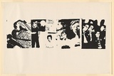 Artist: b'Johnson, Tim.' | Title: b'Bands II' | Date: 1979 | Technique: b'screenprint, printed in black ink, from one stencil' | Copyright: b'\xc2\xa9 Tim Johnson'