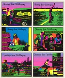Title: Postcards: Greetings from Wollongong  - version 2 [single sheet] | Date: 1982 | Technique: screenprint, printed in colour, from five stencils (recto)
screenprint, printed in black ink, from one stencil (verso)