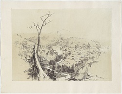 Artist: Angas, George French. | Title: Ophir Summerhill Creek | Date: 1851 | Technique: lithographs, printed in colour, from two stones