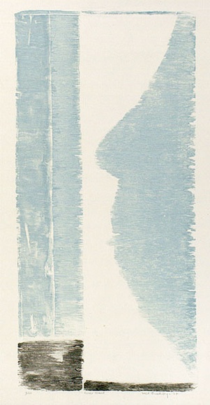 Artist: b'Buckley, Sue.' | Title: b'River maid.' | Date: 1972 | Technique: b'woodcut, printed in colour, from multiple blocks' | Copyright: b'This work appears on screen courtesy of Sue Buckley and her sister Jean Hanrahan'