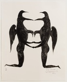 Artist: Hammond, Bill. | Title: Fish finder 1. | Date: 2003 | Technique: lithograph, printed in black ink, from one stone