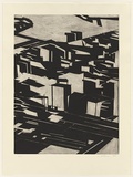 Artist: b'Forthun, Louise.' | Title: b'1956' | Date: 1998 | Technique: b'etching and aquatint, printed in black ink, from one copper plate'