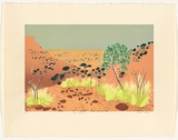 Artist: Newberry, Angela. | Title: Kings Canyon II. | Date: 1997 | Technique: screenprint, printed in colour, from eleven stencils
