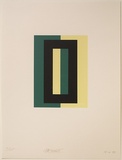 Artist: Walters, Gordon. | Title: not titled | Date: 1995 | Technique: screenprint, printed in colour, from two stencils | Copyright: © The Estate of Gordon Walters.