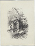 Artist: b'GILL, S.T.' | Title: b'The invalid digger.' | Date: 1852 | Technique: b'lithograph, printed in black ink, from one stone'