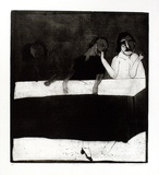 Artist: b'BALDESSIN, George' | Title: b'Banquet.' | Date: 1966 | Technique: b'etching and aquatint, printed in black ink, from one plate'