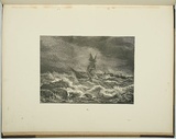 Title: And, where the teeth of reef by reef shone out... | Date: 1881 | Technique: wood-engraving, printed in black ink, from one block