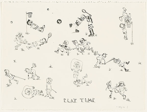 Title: b'Play time' | Date: 1996 | Technique: b'lithograph, printed in black ink, from one stone [or plate]'