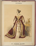 Artist: b'Thomas, Edmund.' | Title: b'Morseau de salon Lucrezia' | Date: 1857 | Technique: b'lithograph, printed in colour, from two stones (black, red and ochre ink with buff tint)'