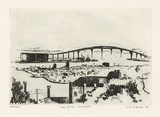 Artist: b'McCarlie, Margaret.' | Title: b'View from Newcastle I' | Date: 1984 | Technique: b'etching'