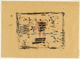 Artist: b'Nolan, Sidney.' | Title: b'Abstract' | Date: c.1939 | Technique: b'monotype'